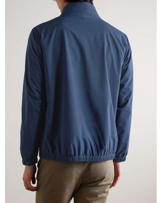 Peter Millar Blue Ryder 3-in-1 Recycled-shell And Jersey Jacket for men