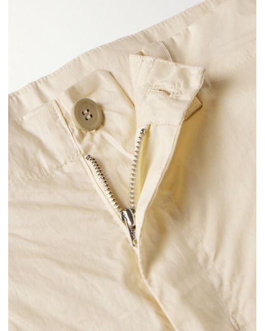 Our Legacy Natural Mount Straight-Leg Crinkled-Shell Cargo Trousers for men