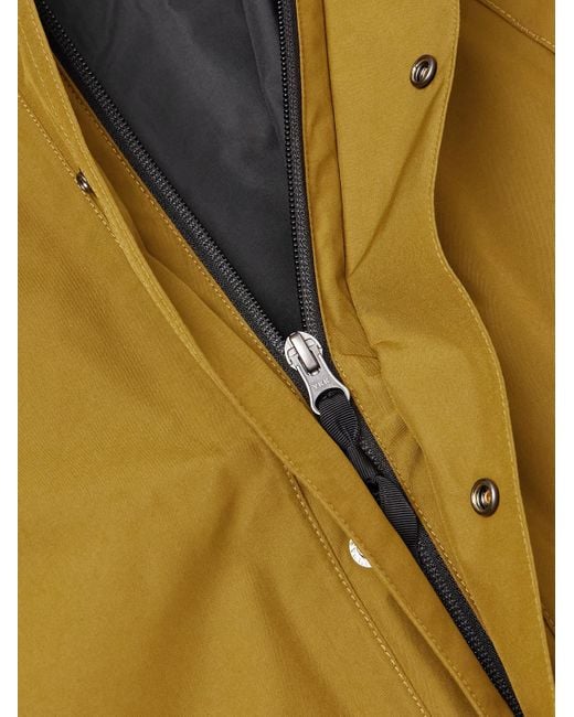The North Face Yellow Mountain Logo-embroidered Colour-block Gore-tex Hooded Jacket for men