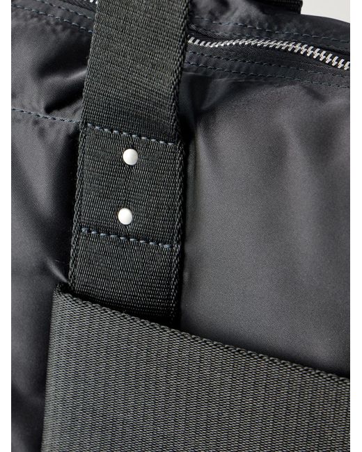 Rick Owens Black Trolley Canvas-Trimmed Shell Tote for men