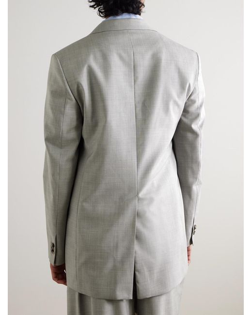 Loewe Gray Wool Blazer for men
