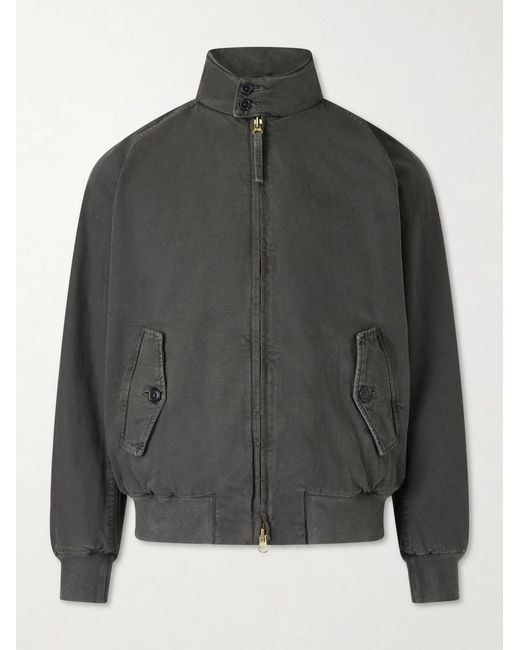 Baracuta Gray G9 Padded Cotton-Canvas Harrington Jacket for men