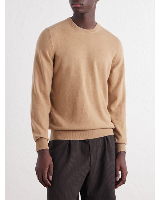 Fedeli Natural Argentina Cashmere Sweater for men