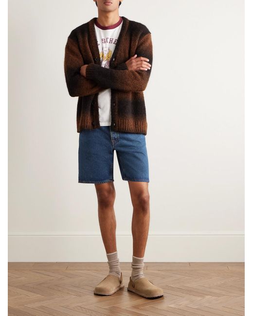 Shorts A Gamba Dritta di Nudie Jeans in Blue da Uomo