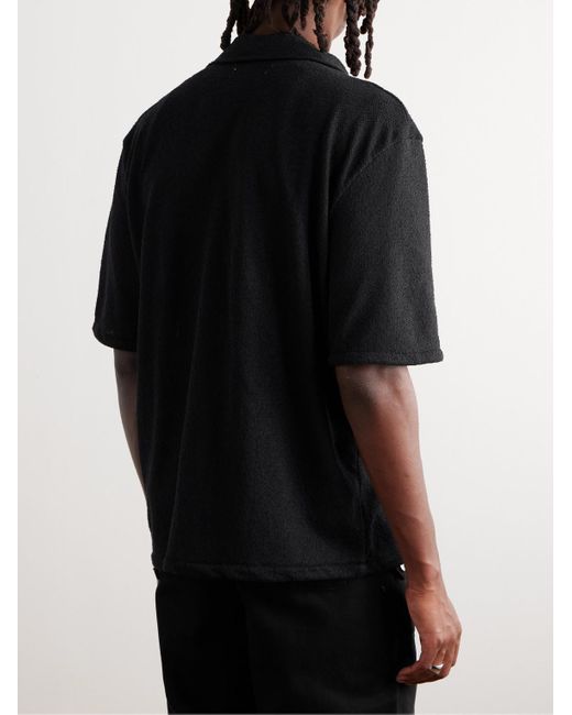 Our Legacy Black Bouclé Shirt for men