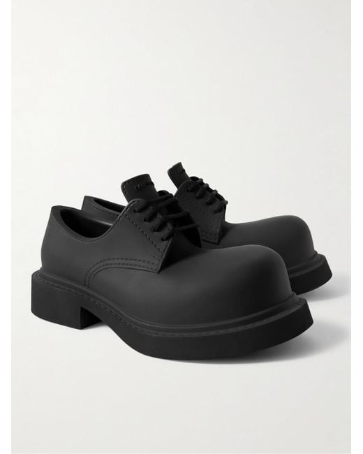 Balenciaga Derby-Schuhe aus Gummi in Black für Herren