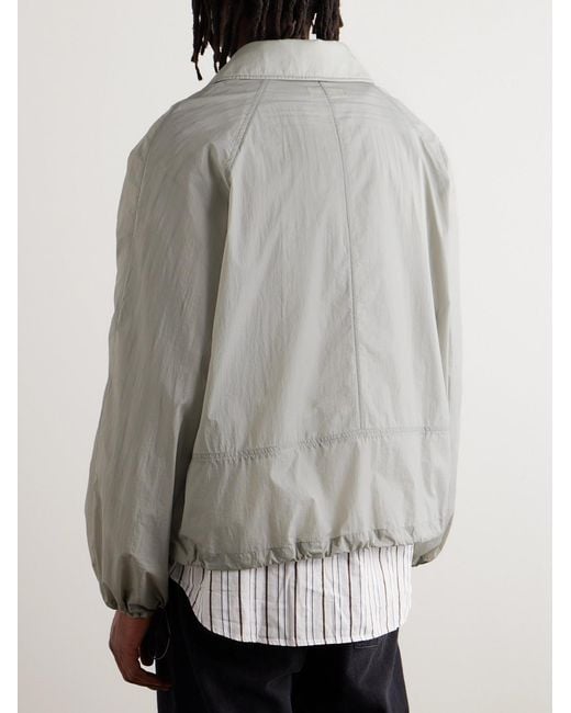 mfpen Gray Provenance Recycled-Ripstop Jacket for men