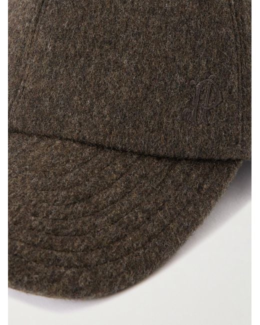 James Purdey & Sons Brown Merino Wool Baseball Cap for men