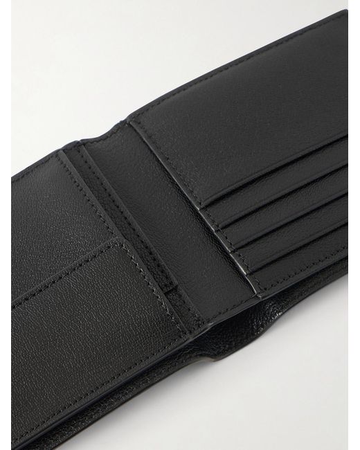 Tom Ford Black T Line Textured-leather Bifold Wallet for men