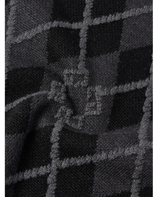 Givenchy Pullover aus einer Wollmischung mit Argyle-Muster in Black für Herren