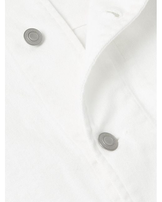 Altea White Denim Jacket for men