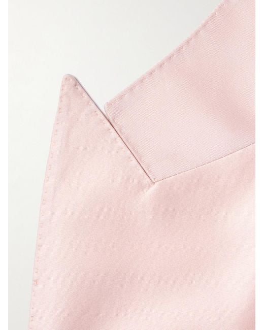 Tom Ford Atticus Sakko aus einer Woll-Seidenmischung in Pink für Herren