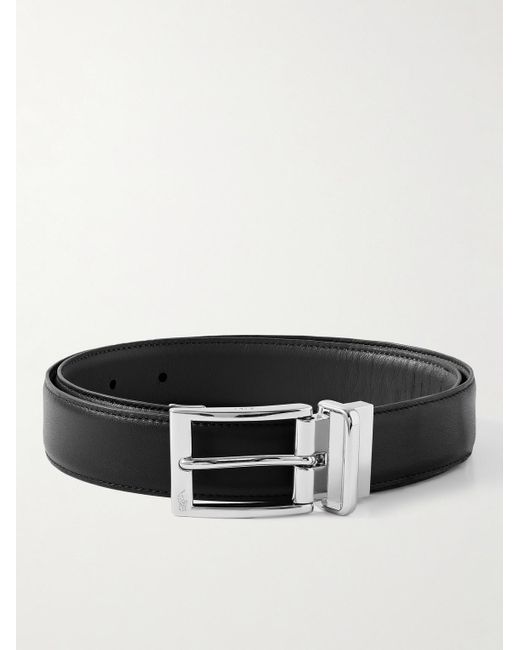 Cintura in pelle reversibile di Polo Ralph Lauren in Black da Uomo