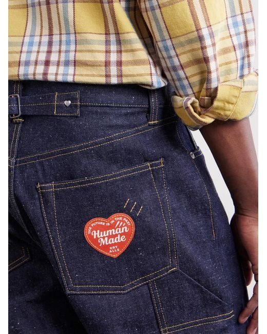 Human Made Blue Straight-Leg Jeans for men
