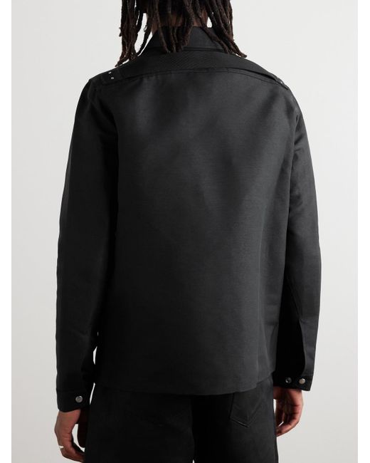 Rick Owens Black Brad Shell Jacket for men