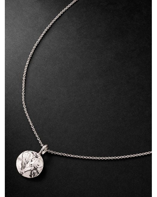 Elhanati Black Star Sign Aries Pendant Necklace for men