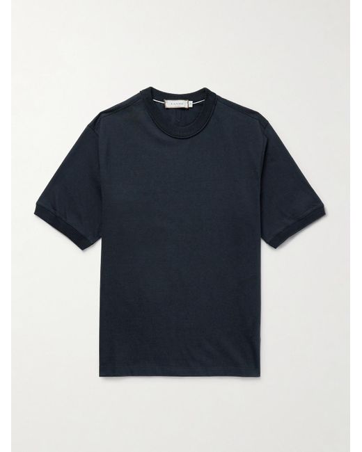 T-Shirt di Canali in Blue da Uomo
