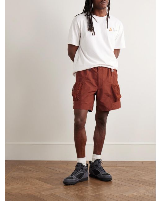 Shorts A Gamba Dritta di Nike in Red da Uomo