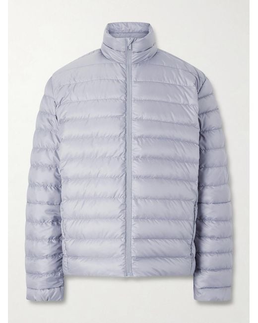 Canada Goose Blue Stratus Quilted Shell Down Jacket for men