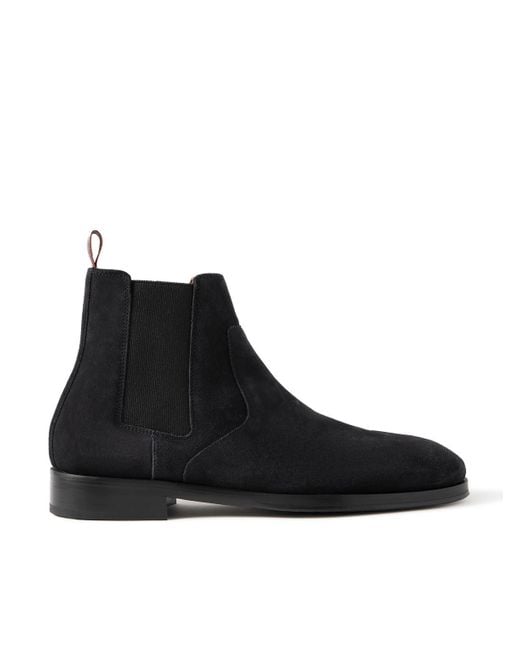 Paul Smith Black Lawson Suede Chelsea Boots for men
