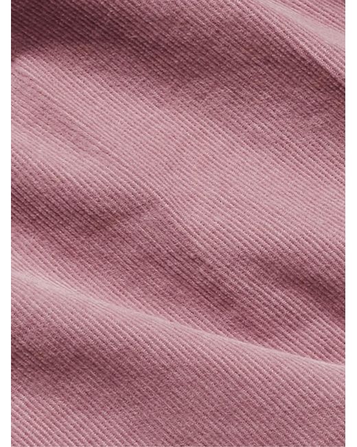 FRAME Pink Cotton-Corduroy Shirt for men