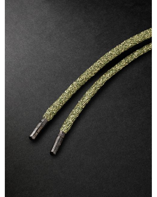 Figa Florentine Blackened Lurex Pendant Necklace di Carolina Bucci da Uomo
