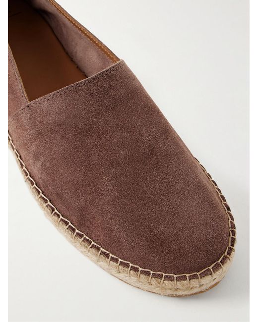 Mr P. Brown George Suede Espadrilles for men