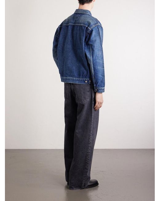Fullcount Blue Type 2 Fear Of The Dark Selvedge Denim Jacket for men