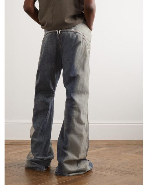 パンツ rick owens bolan bootcut sky blue denim Rick Owens Bolan Bootcut Pants - Sky | Garmentory