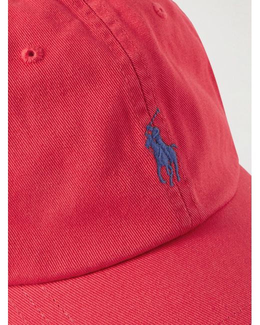 Polo Ralph Lauren Logo-embroidered Cotton-twill Baseball Cap for men