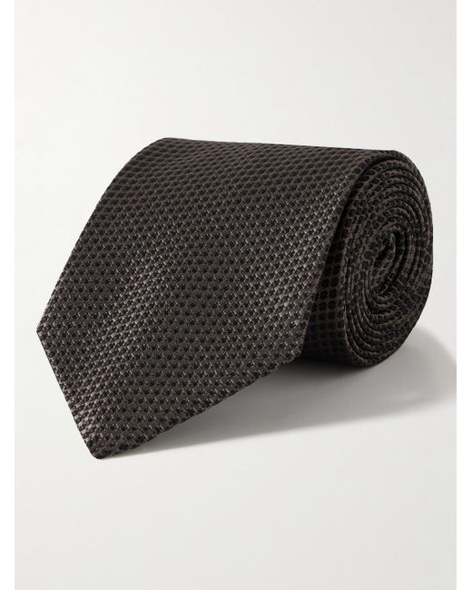 Tom Ford Black 7.5cm Silk-jacquard Tie for men