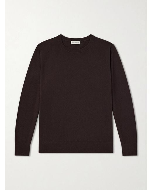Dries Van Noten Black Cashmere Sweater for men
