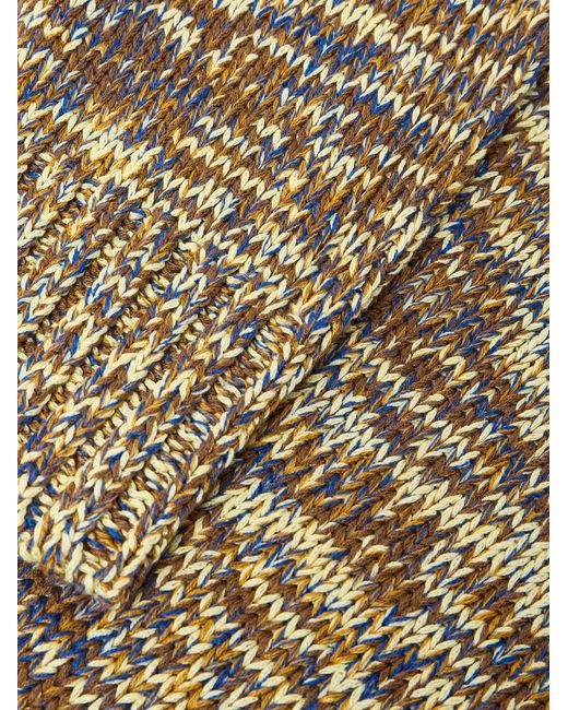 Federico Curradi Natural Mélange Wool Sweater for men