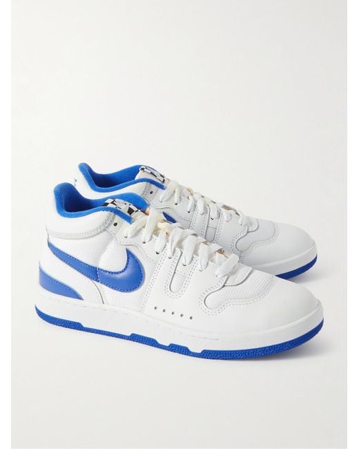 Nike Blue Mac Attack Mesh And Leather Sneakers for men