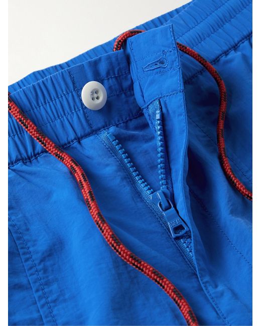 Alex Mill Blue Straight-Leg Nylon Shorts for men