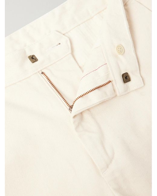 Fortela White Maine Straight-Leg Trousers for men