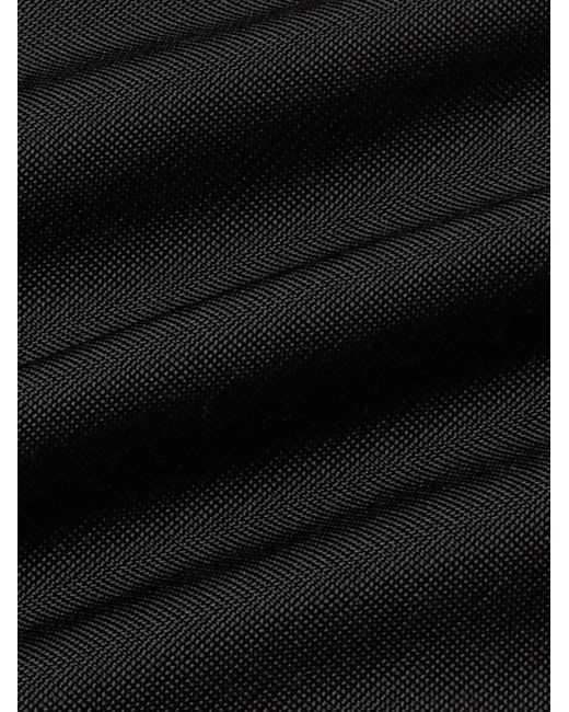 Alexander McQueen Black Logo-embroidered Striped Jersey Track Jacket for men