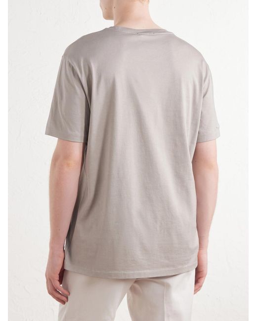 Ralph Lauren White Cotton-jersey T-shirt for men