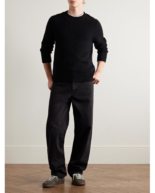 James Perse Black Cashmere Sweater for men