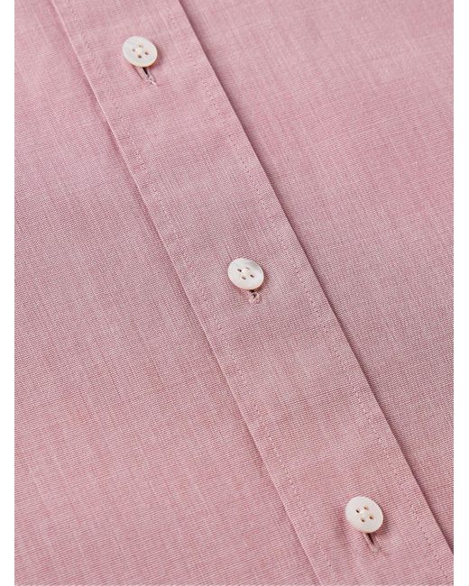 The Row Miller Hemd aus Baumwollpopeline in Pink für Herren