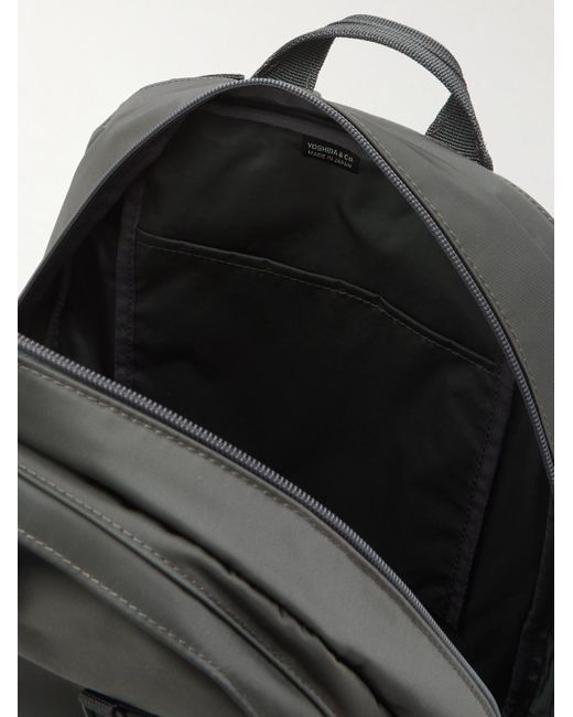 Porter-Yoshida and Co Black Potr Ride Webbing-trimmed Shell Backpack for men