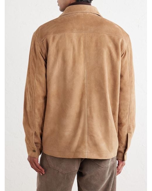 NN07 Brown Freddy 80030 Suede Jacket for men