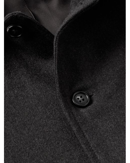 A.P.C. Black Jamie Recycled Wool-blend Overshirt for men