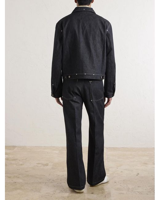Lemaire Blue Denim Trucker Jacket for men