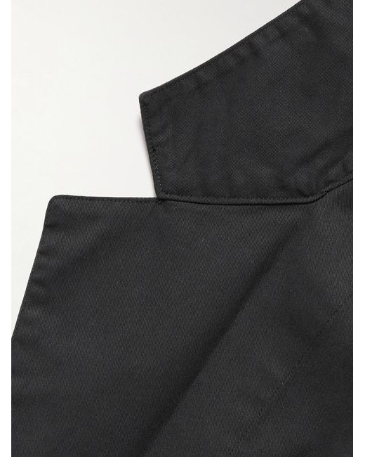 mfpen Black Article Cotton And Tencel Lyocell-Blend Twill Jacket for men