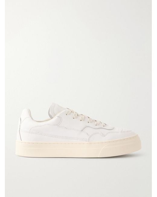 Omni Natural Matta Leather Sneakers for men
