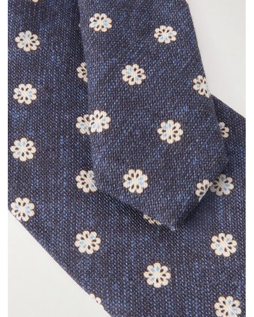 Monmouth 8Cm Floral-Print Cotton And Wool-Blend Tie di Favourbrook in White da Uomo
