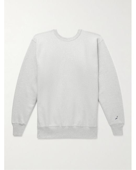 Orslow White Cotton-jersey Sweatshirt for men