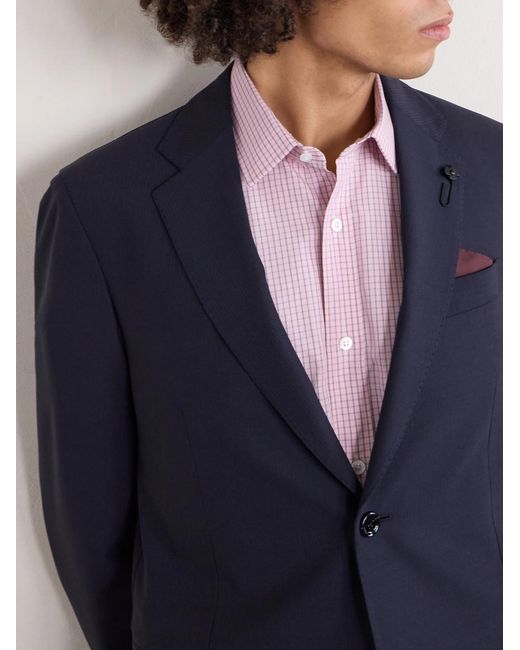 Lardini Blue Wool-blend Blazer for men