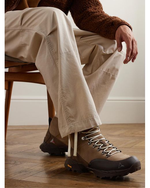 Roa Brown Andreas Suede Hiking Boots for men
